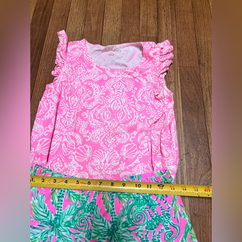Lilly Pulitzer Pink and Green Apparel Set - Picture 4 of 6
